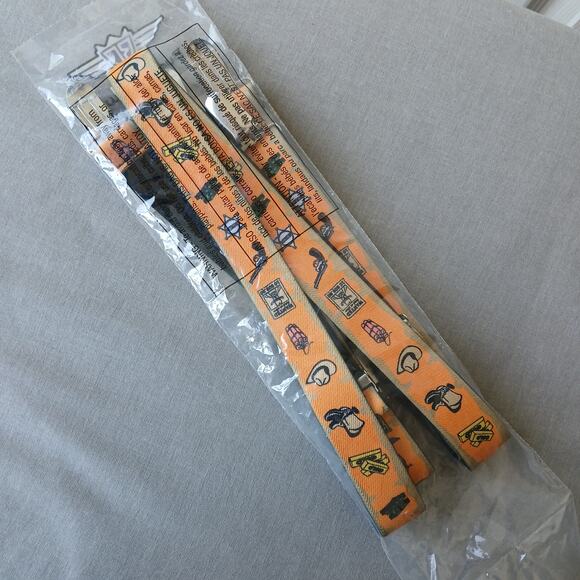 Buckle-Down 1" Old Western Suspenders multicolor elastic steel-plated hardware - Picture 3 of 4